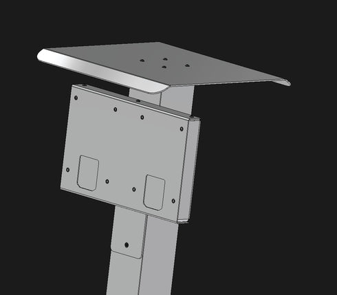 X POLE - Easee - Monteringsplate - Mounting Plate - DUAL - Elbilgrossisten